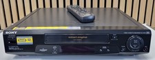 Sony SLV-SE70 VHS Videorecorder - Schwarz - Videorekorder - mit Fernbedienung