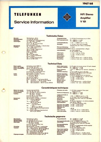 Telefunken service manual für - service,