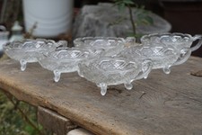 6 Glas Schalen Henkelschalen