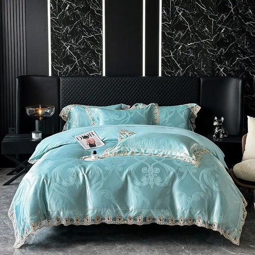 Luxus jacquard satin - luxus, spitze