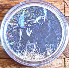 1oz Silber Maple Leaf Color Edition Elch 2014, RCM Canada 