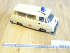 DDR CSSR Skoda Bus RTW Rettungswagen Sammler Modell Auto Modellautos 70er Jahre