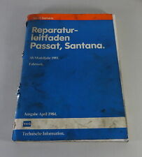 Werkstatthandbuch VW Passat B2 Typ 32b, Santana Fahrwerk von 04/1984