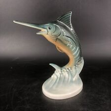 Goebel Porzellan Blauer Marlin signiert Nr 36 82015 Figur Fisch 15 cm