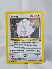 Pokemon Karte Chansey (Chaneira) Holo Rare 3/130 Englisch Base Set 2