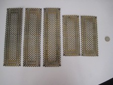 5x ORIGINAL ANTIKE MESSING