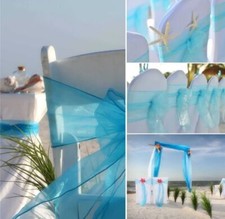 Organza Stuhlschleifen Stuhlbänder Hochzeitsdeko Stuhlhussen Stuhl Schleifen Neu