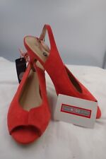 ES0063 Damen Sandalen von Profile, koralle, Gr. UK7