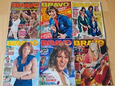 BRAVO - Konvolut 6 Zeitschriften von 1976 Sweet, Bay City Rollers, Kenny...