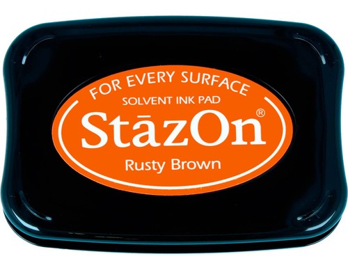 Stazon stempelkissen braun - stazon,