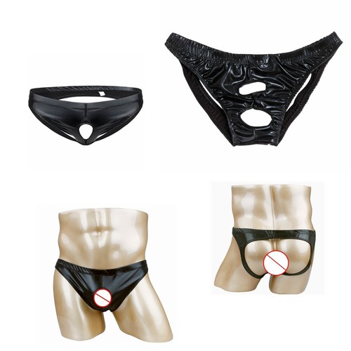 Herren wetlook ouvertslip lack - ouvertslip,