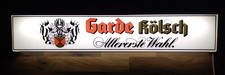 Garde-Kölsch Neonleuchtreklame "Allererste Wahl" 125cm Orig Vintage 80er Rarität