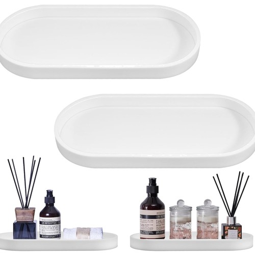 Badezimmer tablett weiß - tablett,