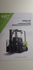 LiuGong: CPD25-FH Vierrad-Elektrostapler (Prospekt-Blatt); 2025