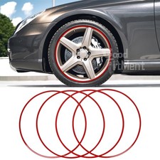 4 Stück 20-Zoll Rot Auto