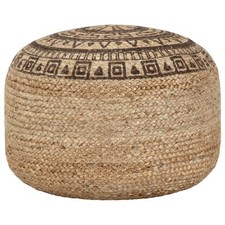 Handgefertigter Sitzpouf |