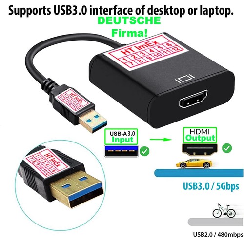 Hdmi usb 1080p - 3.0,
