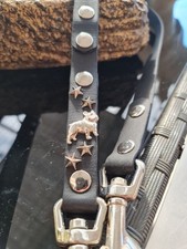 Neuw.  Hochwertige BIOTHANE LEINE mit BULLDOGGEN MOTIV 