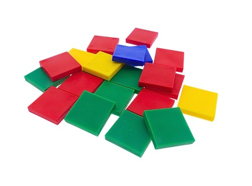 Quadratische rechenplättchen - quadratische,