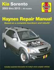 Haynes Handbuch: KIA Sorento 2003-2013 Reparaturanleitung/Reparatur-Buch/Wartung