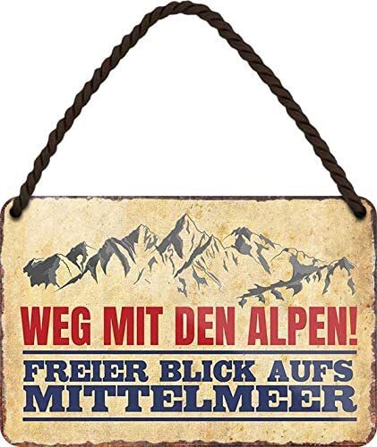 Blechschild lustiger spruch - lustiger,