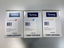 Lyreco Patronen 3er Set HP Color Laser Jet 2600N, 2605, 1600 CM 1015 mfp,