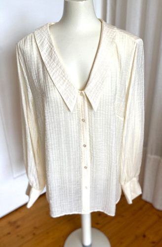 Lindex langarm bluse viskose - lindex,