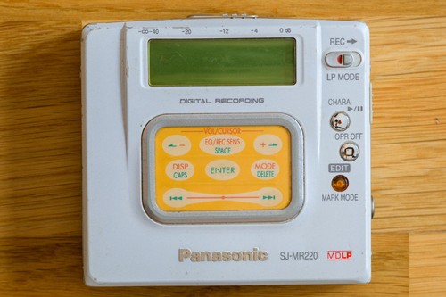 Panasonic mr220 mini disc - sj-mr220,