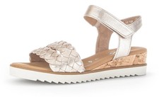 GABOR GENUA Sandalette Sandale, Keilabsatz, mit Klettverschluss, Weite G , Gr.39