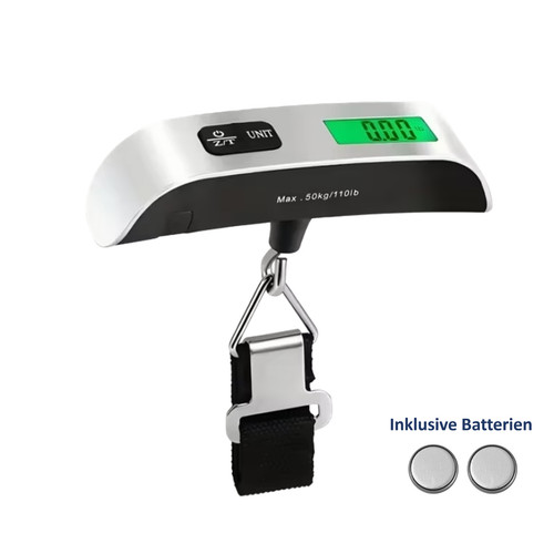 Kofferwaage digital mit haken - kofferwaage,
