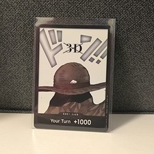 One Piece TCG 3D Luffy Timeskip DON!! CARD Special Promo EN