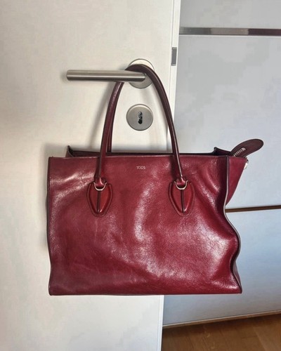 Tasche tod rot glänzend - tasche, tod‘s,
