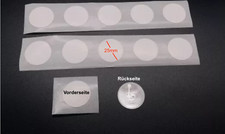 10 Stück NFC Tags Sticker 13.56MHz Ntag213 rund 25mm ISO14443A NTAG 213