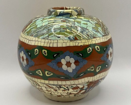 Vintage vallauris mosaik vase - vallauris,