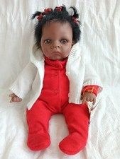 Künstlerpuppe JASMINE von Waltraud Hanl Puppe art doll Babypuppe