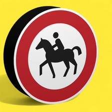 Verbot für Reiter