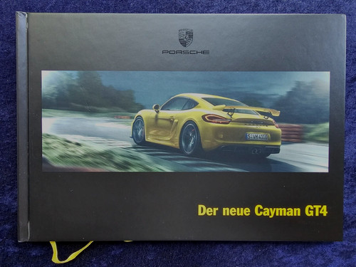 Porsche cayman gt4 hardcover - gt4,,