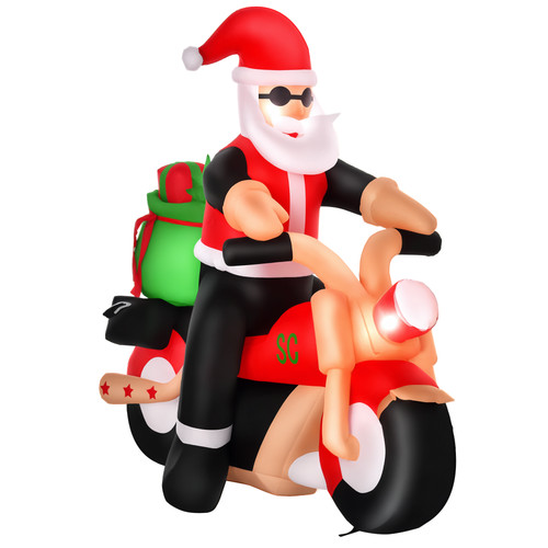 Aufblasbarer weihnachtsmann - aufblasbarer,
