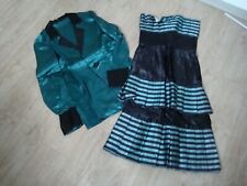 Karneval Faschingskostüm Verkleidung Charleston Kleid 20er Jahre Kostüm Blazer 