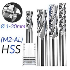 Ø 1mm-30mm M2-AL HSS
