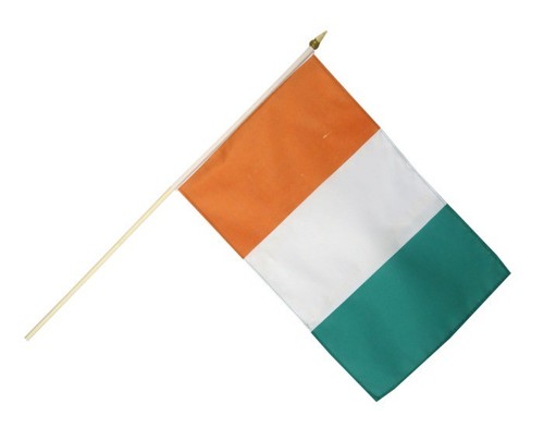Elfenbeinküste stockflagge - elfenbeinküste,