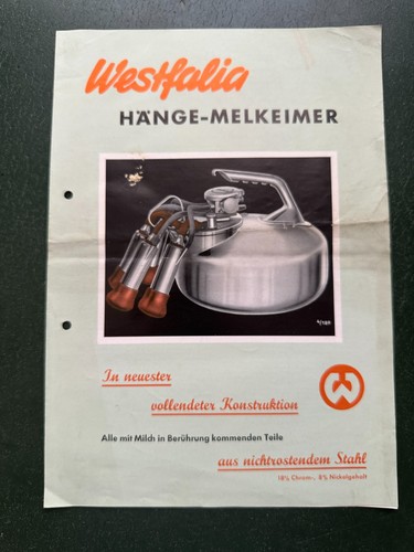 Alter flyer westfalia hänge - flyer,