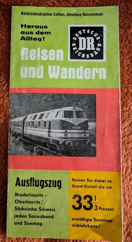 Originales ddr faltblatt - originales, ddr-faltblatt