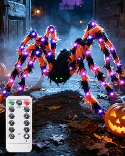 Halloween deko spinne 125cm - halloween,