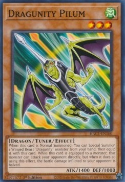 Yugioh dragunity pilum - yugioh,