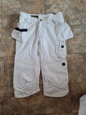 Piratenhose  7/8 Snickers  Paintcrew mit Holstertaschen  Gr.50 weiß wie neu
