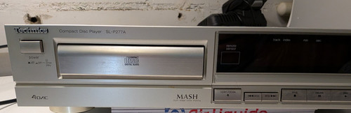 Technics compact disc player - disc,