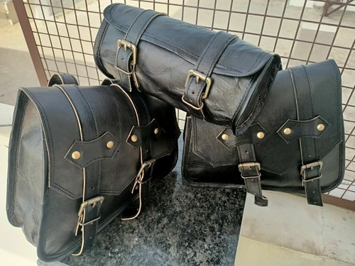 Neu leder motorradtasche - neu,