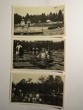 2 Boys & Woman with Swim Cap