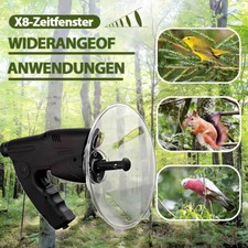 8 Mal Parabol-Richtmikrofon